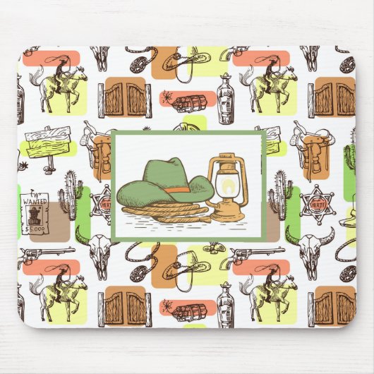 Tapis De Souris Far West  (Devant)