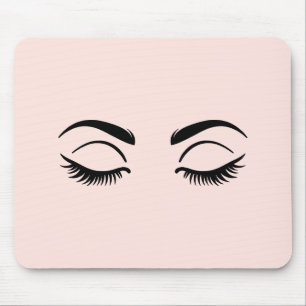 Tapis De Souris Fard à Joues Rose Cils & Sourcils Beauté
