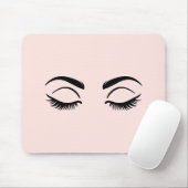 Tapis De Souris Fard Roseux Cils & Sourcils Beauté (Avec souris)