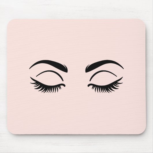 Tapis De Souris Fard Roseux Cils & Sourcils Beauté (Devant)