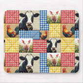 Tapis De Souris Farm Animals Quilt Pattern (Devant)