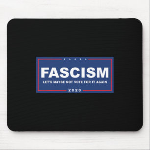 Tapis De Souris Fascisme - Symbole de campagne anti-Trump pro-bide