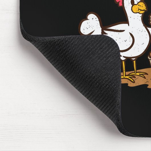 Tapis De Souris Fast Food Chicken Wings Funny Deep Fried Chicken S (Coin)