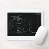 Tapis De Souris Fat Man bombe atomique (Avec souris)