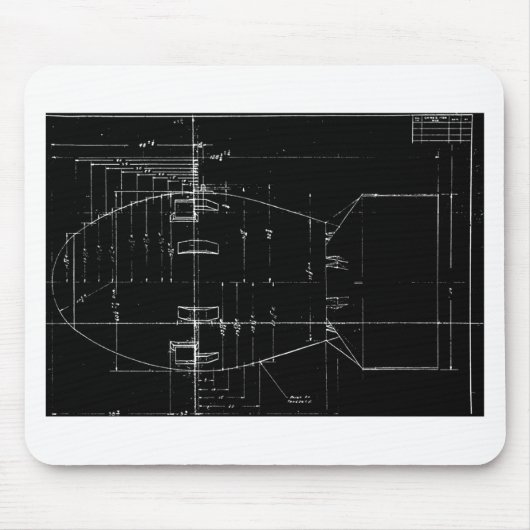 Tapis De Souris Fat Man bombe atomique (Devant)