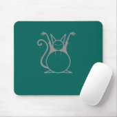 Tapis De Souris Fat Master Cat (Avec souris)