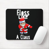 Tapis De Souris Father Christmas Floss Like A Claus Funny Santa Ug (Avec souris)