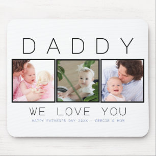 Tapis De Souris Father's Day Daddy 3 Photo