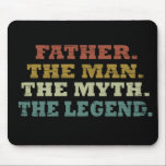 Tapis De Souris fathers day gift ideas<br><div class="desc">This original fathers day gif graphic design with awesome typography font lettering is a great birthday and Father’s day gift idea for all appreciated, special, brave, wonderful, and one-of-a-kind fathers, husbands, and dads! The best amazing and funny holiday present for your awesome dad. This design is also fitting in time...</div>