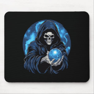 Tapis De Souris Faucheuse de la Mort Squelette Halloween
