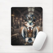Tapis De Souris Faucon de Steampunk (Avec souris)