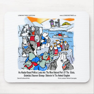 Tapis De Souris Faune et politique en Alaska Cadeaux et T-shirts d
