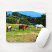Tapis De Souris Faune Mousepads de chevaux (Avec souris)