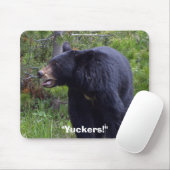 Tapis de souris faune ours noir (Avec souris)