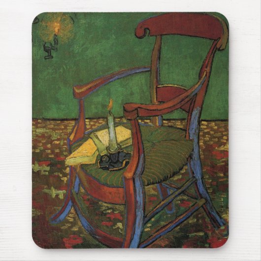 Tapis De Souris Fauteuil de Paul Gauguin par Vincent van Gogh (Devant)