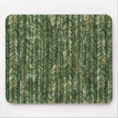 Tapis De Souris Faux fils tissés verts (Devant)