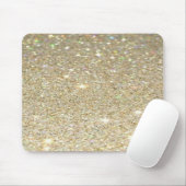 Tapis De Souris Faux gold Glitter Mousepad, Glitter Look (Avec souris)