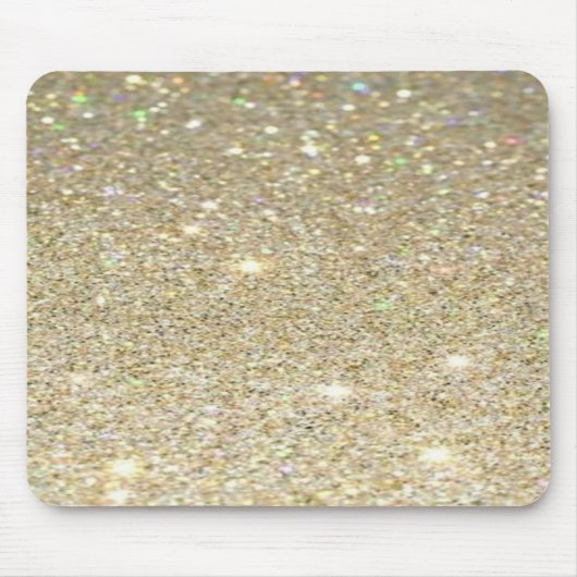 Tapis De Souris Faux gold Glitter Mousepad, Glitter Look (Devant)