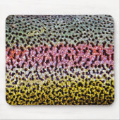 Tapis De Souris Faux Rainbow Trout Scale Texture Look Motif (Devant)