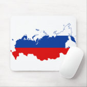 TAPIS DE SOURIS FÉDÉRATION DE RUSSIE - RUSSIE/DRAPEAU/CARTE/COULEU (Avec souris)