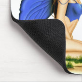 Tapis De Souris "Fée bleue" Mousepad de papillon (Coin)