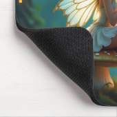 Tapis De Souris Fée dans la forêt enchantée Boire Café (Coin)