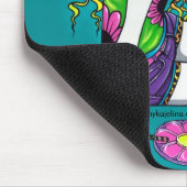 Tapis De Souris Fée en cristal Mousepad de papillon d'arc-en-ciel (Coin)