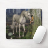Tapis De Souris Fée et unicorn. (Avec souris)