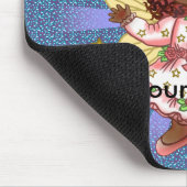 Tapis De Souris Fée Fille Noire (Coin)