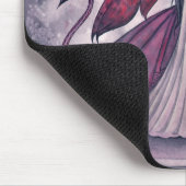 Tapis de souris Fée gothique et dragon (Coin)