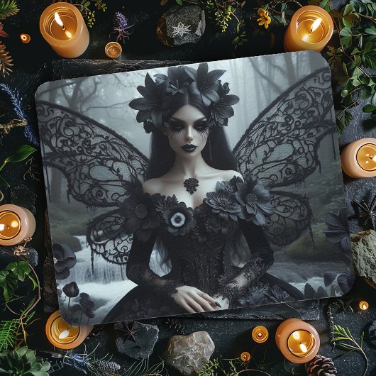 Tapis De Souris Fée gothique foncée