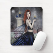 Tapis De Souris Fée gothique Wiccan Mousepad par Molly Harrison (Avec souris)
