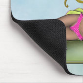 Tapis De Souris Fée Mousepad de papillon de fraise (Coin)