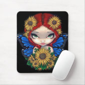 Tapis De Souris Fée" Mousepad "de tournesol (Avec souris)