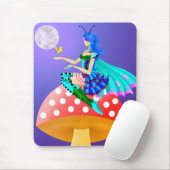 Tapis De Souris Fée sur champignon (Avec souris)