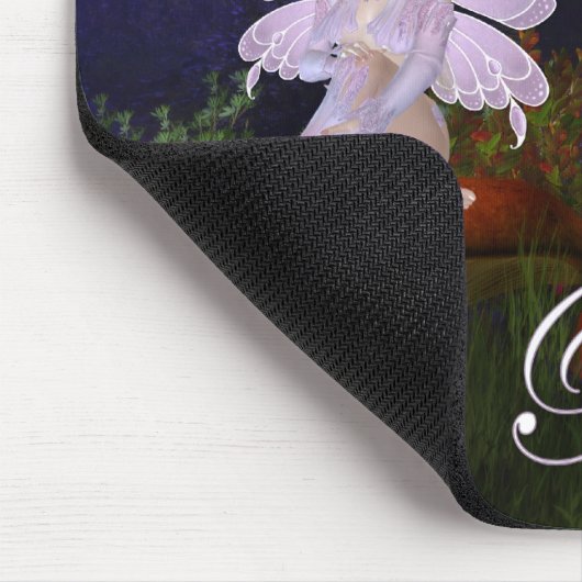 Tapis De Souris Fée sur un champignon Design 3 - Croyez Mousepad (Coin)