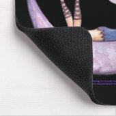 Tapis de souris Fée Violette par Molly Harrison (Coin)