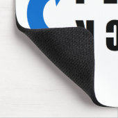 Tapis De Souris Feed back red and blue (Coin)