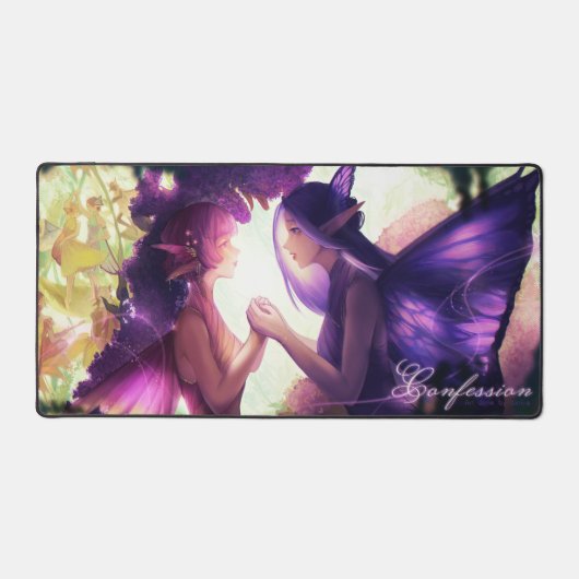 Tapis de souris fées coloré (Recto)
