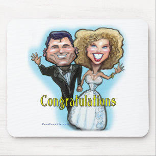 Tapis De Souris Félicitations Dolls Mariages
