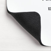 Tapis De Souris Félicitations minimales simples ajouter nom date a (Coin)