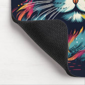 Tapis De Souris Feline Geek rétro chic (Coin)