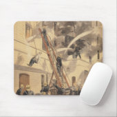 Tapis De Souris Felix Faure avec les pompiers (Avec souris)