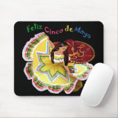 Tapis De Souris Feliz Cinco De Mayo Mousepad (Avec souris)