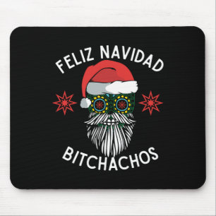 Tapis De Souris Feliz Navidad Achos Funky Spanish Joyeux Noël