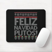 Tapis De Souris Feliz Navidad Putos Chingon Ugly Xmas Sweater Chri (Avec souris)