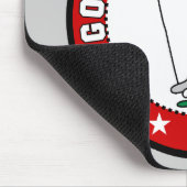 Tapis De Souris Femelle jouant au golf mon sport Mousepad (Coin)