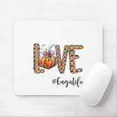 Tapis De Souris Femens Love Gaga Vie Citrouille Automne Halloween (Avec souris)