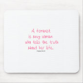 Tapis de souris féministe (Devant)