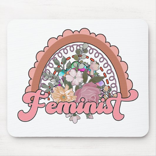 Tapis De Souris Feministe Mousepad (Devant)